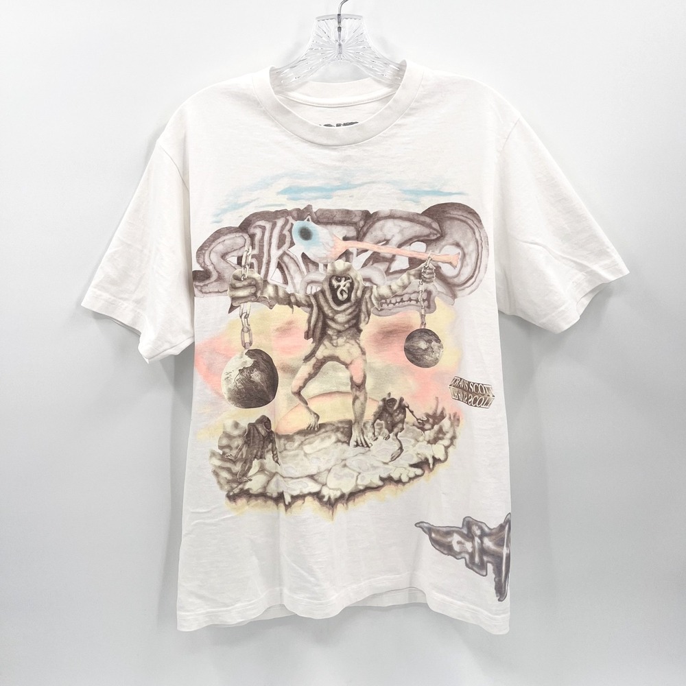 TRAVIS SCOTT Adult Sz Medium Skitzo Circus Maximus Utopia Tour Short-Sleeve Tee